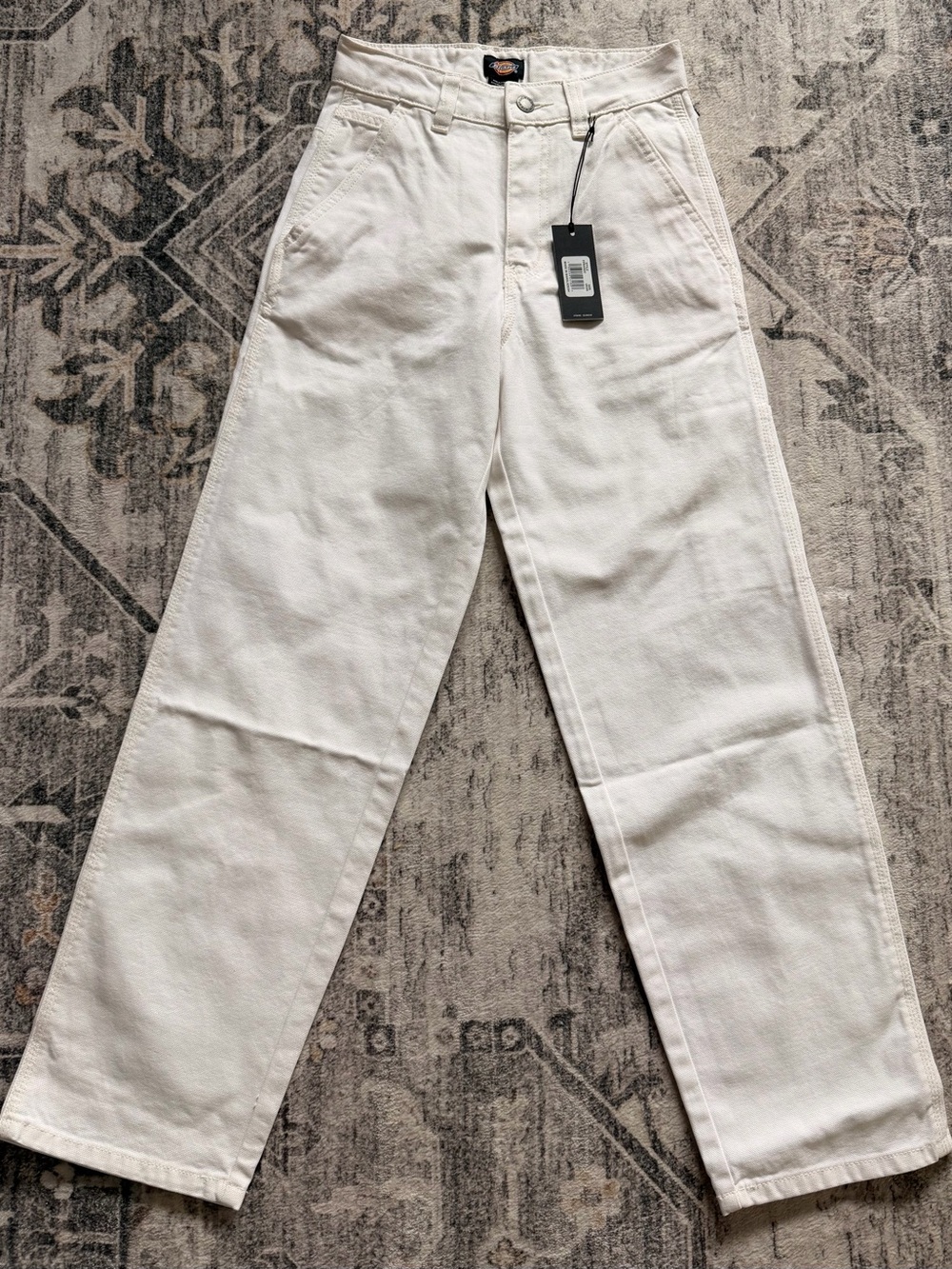 Dickies Women’s Regular Fit Carpenter Duck Pant Stonewashed Cloud Size 0